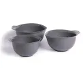 Zestaw trzech misek kuchennych Charcoal Grey - 3