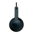 Komplet 4 miarek kuchennych dużych Charcoal Grey - 1