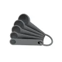 Set of 5 Kitchen Measuring Cups dark grey - 2