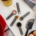 Set of 5 Kitchen Measuring Cups dark grey - 3