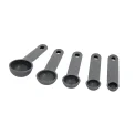 Set of 5 Kitchen Measuring Cups dark grey - 6