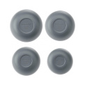 Set of 4 kitchen bowls with lids dark grey - 4
