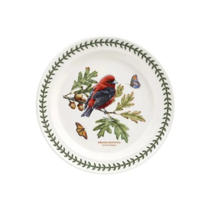 Talerz Botanic Garden Birds 21,5cm śniadaniowy Scarlet Tanager (II gatunek) - 1