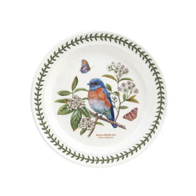 Talerz Botanic Garden Birds 21,5cm śniadaniowy Western Bluebird (II gatunek) - 1