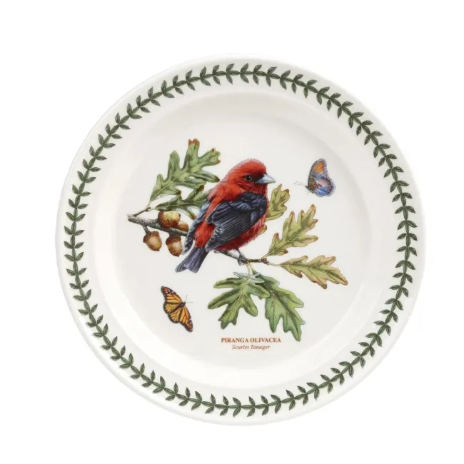 Talerz Botanic Garden Birds 26,5cm obiadowy Scarlet Tanager (II gatunek) - 1