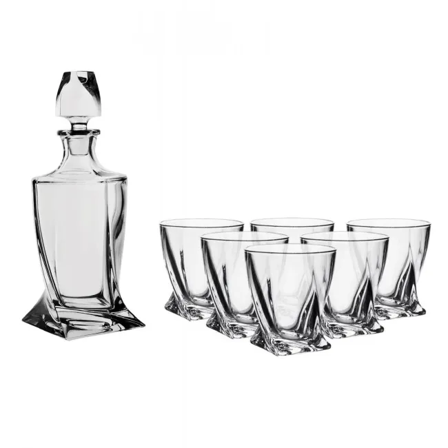 Zestaw do whisky Quadro 7-elementów - 1