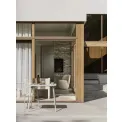 Garden table Yua 80x80cm Silk Grey - 5