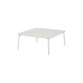 Garden coffee table Yua 80x80cm Silk Grey - 1
