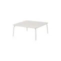 Garden coffee table Yua 80x80cm Silk Grey - 1