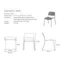 Garden Chair Yua Granite Grey - 2