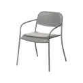 Chair cushion Yua 39x34cm melange grey - 3