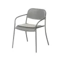 Poduszka na krzesło Yua 39x34cm melange grey - 4