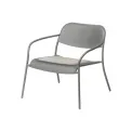Chair cushion Yua 46x41cm in Melange Grey - 4