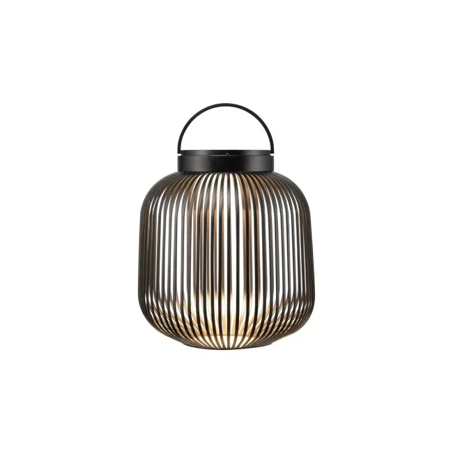 The Lito Led Granite Lantern size M Black