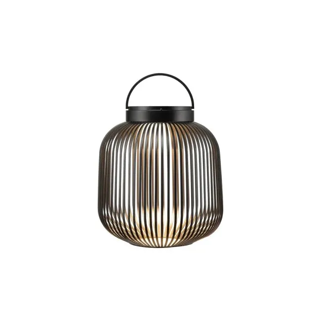 The Lito Led Granite Lantern size M Black