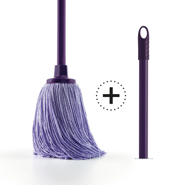 Mop with microfiber head