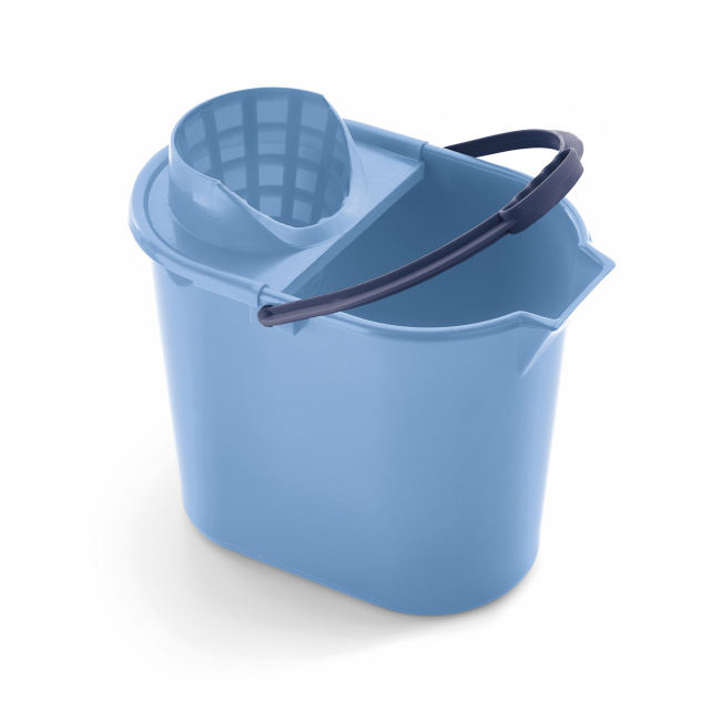 Rectangular bucket with wringer 14L
