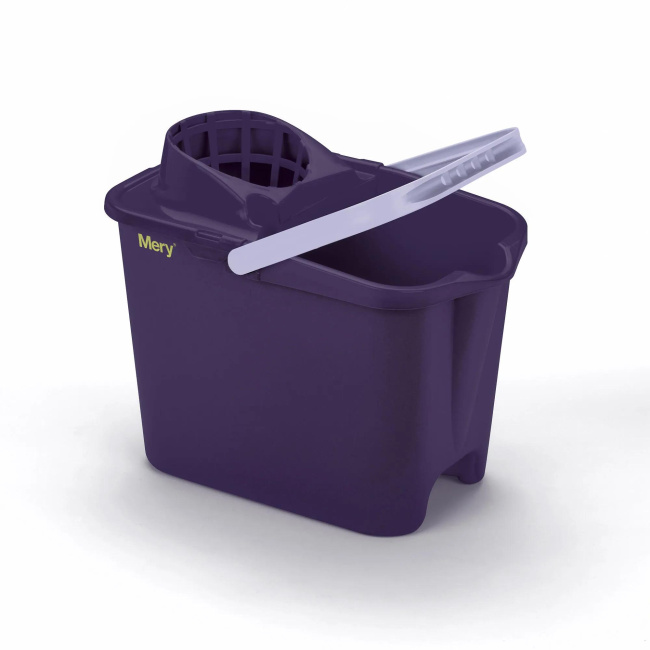 Rectangular bucket with wringer 14L