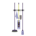 Triple wall-mounted holder for brushes and mops - 5