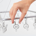Hanging laundry dryer + 16 clips - 4