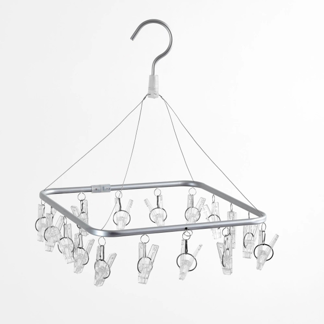 Hanging laundry dryer + 16 clips