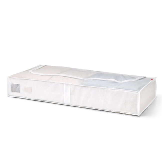 Underbed clothing storage bag with moth disk - 1