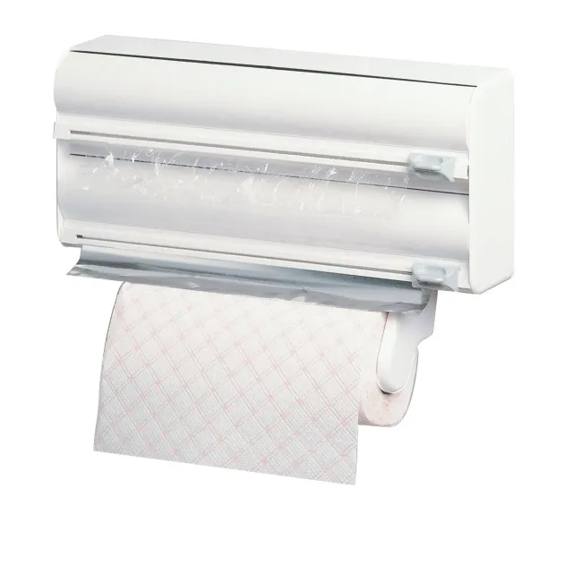 Uchwyt na ręcznik papierowy z dyspenserem na folię