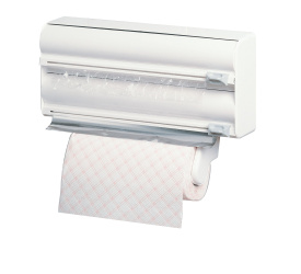 Uchwyt na ręcznik papierowy z dyspenserem na folię