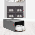 Set of 2 collapsible shoe storage boxes - 2