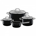 Passion Black Cookware Set - 7 pieces - 1