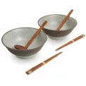 Set of 2 ramen bowls + 2 pairs of chopsticks and ladles koishi - 1