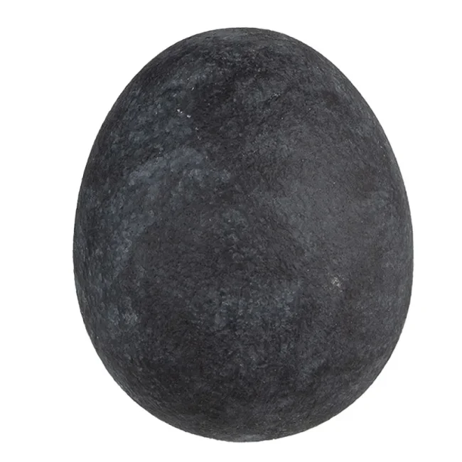 Decorative Ceramic Egg 16x12cm Grey