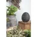Jajko dekoracyjne 16x12cm ceramiczne grey - 3