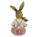 Decorative Figurine 15x6cm Sitting Rabbit Pink - 5