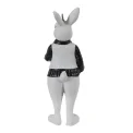 Komplet 2 zawieszek 10x4cm zające black-white - 3