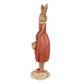 Figurka dekoracyjna 33x9cm zając brown-orange - 6