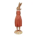 Figurka dekoracyjna 33x9cm zając brown-orange - 5