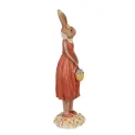 Figurka dekoracyjna 33x9cm zając brown-orange - 4