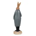 Figurka dekoracyjna 34x10cm królik brown-grey - 4