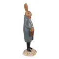 Figurka dekoracyjna 34x10cm królik brown-grey - 3