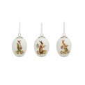 Decorative Hanging Egg Ornament Bunny, 5x7 cm (1 piece mix) - 1