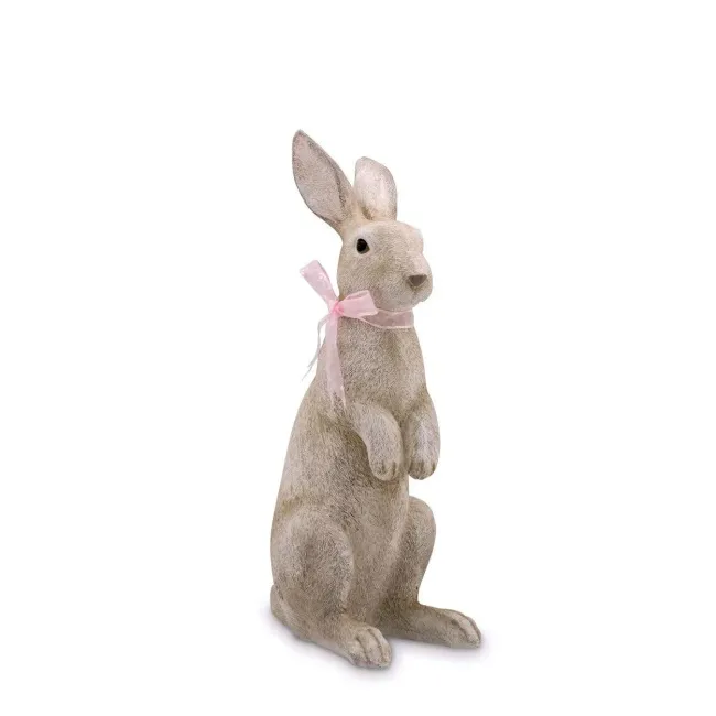 Decorative figurine 48.5x23.5x17cm standing rabbit