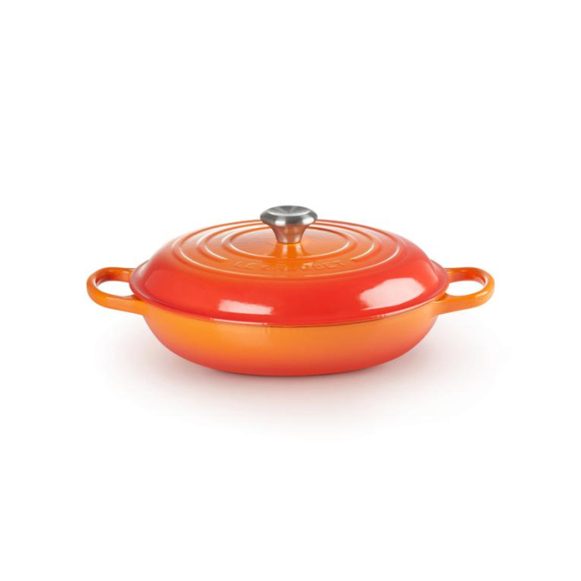 cast iron pot 30cm 3.2L fiery