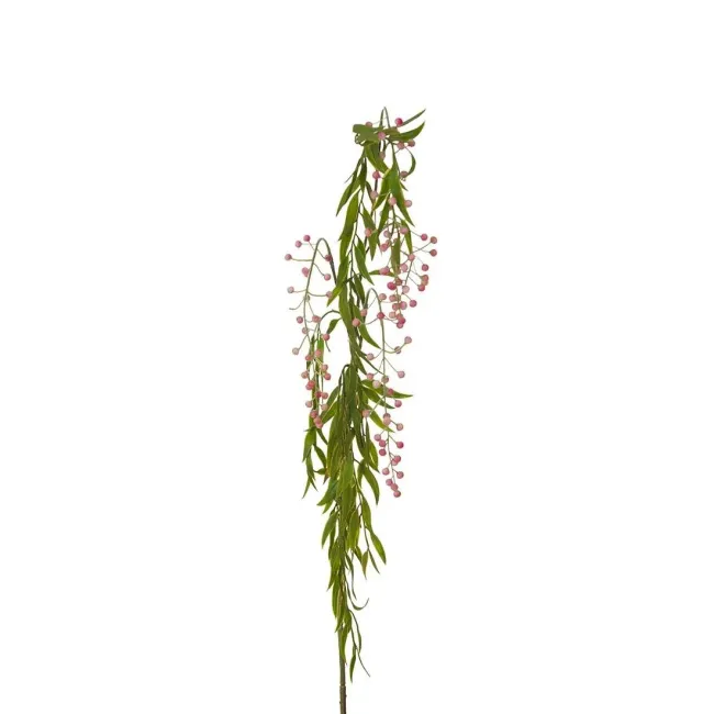 Gałązka z jagodami 75cm pink