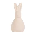 Figurka dekoracyjna 13x6cm zając beige - 1