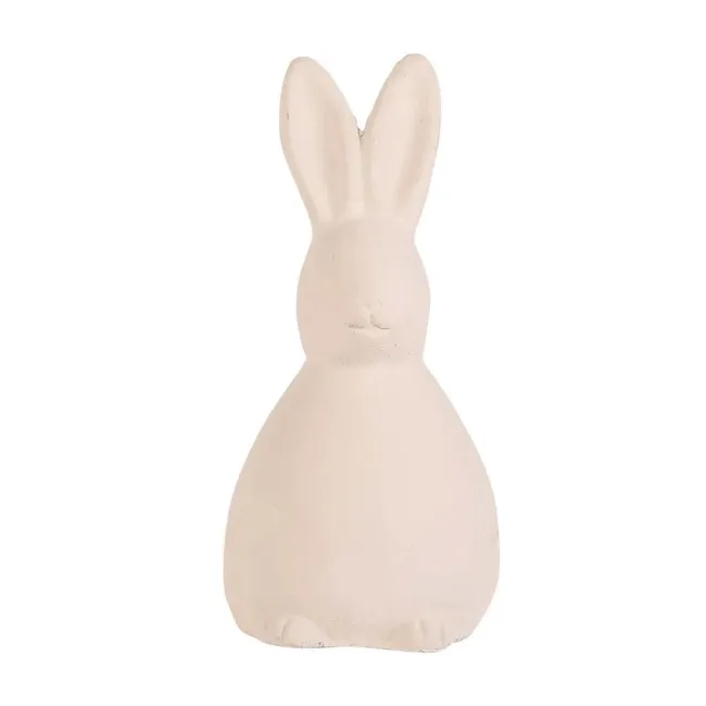 Figurka dekoracyjna 13x6cm zając beige