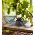 Glass Bowl 22x5cm Blue Sarah - 3