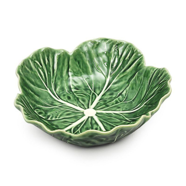 bowl Cabbage 22x7cm green cabbage leaf