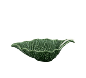 Miseczka sosjerka Cabbage 25x12,5x9 green liść kapusty