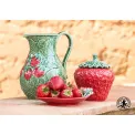 Cukiernica Strawberries 450ml 11,5x10cm green-red - 2